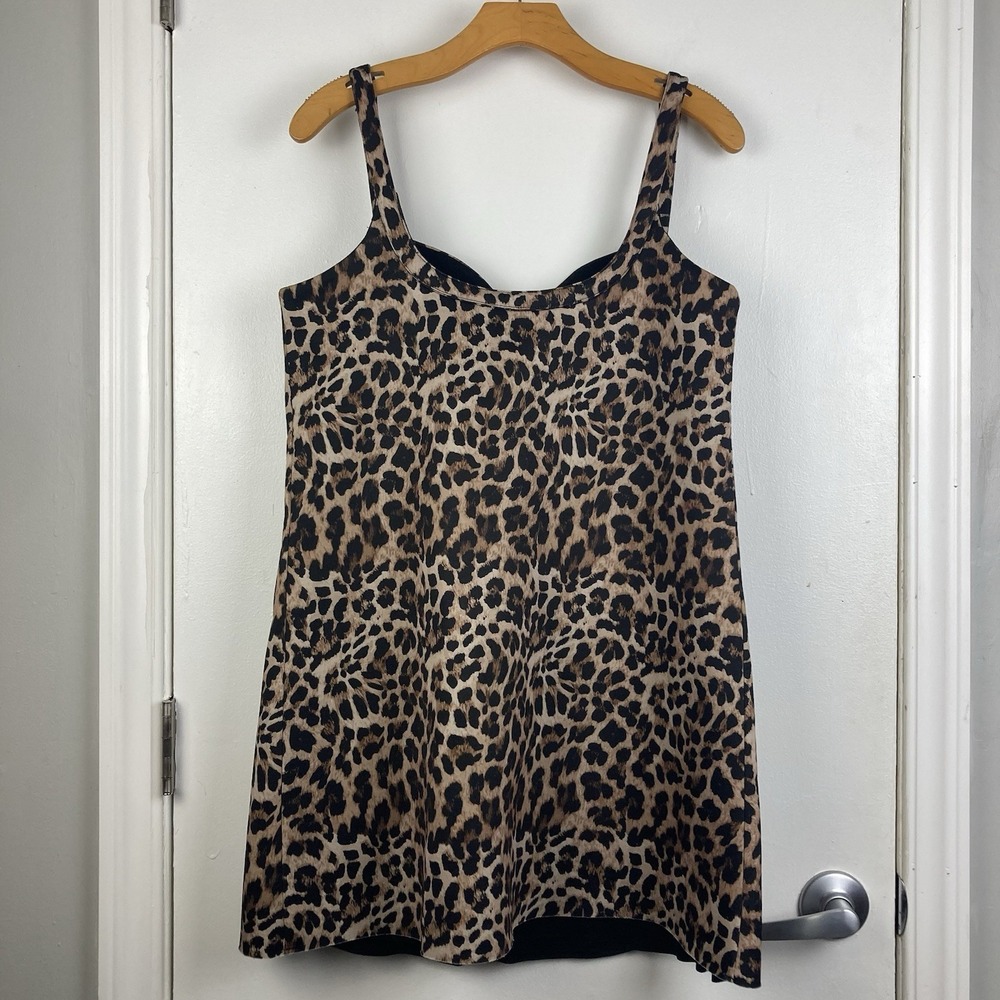 NWT Anthropologie Dhruv Kapoor Leopard Print Mini Sweetheart Dress Mobwife sz M - Picture 8 of 11